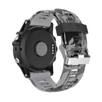ZENHEO 26mm Platums Skatīties Siksnu Garmin Fenix 3 Siksna Joslā, Āra Sporta Silikona Watchband par Garmin Fenix 3/Fenix 5X Rokas