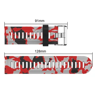 ZENHEO 26mm Platums Skatīties Siksnu Garmin Fenix 3 Siksna Joslā, Āra Sporta Silikona Watchband par Garmin Fenix 3/Fenix 5X Rokas