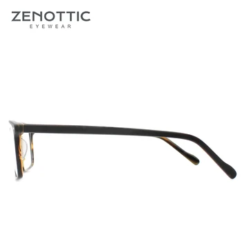 ZENOTTIC Dizaina Recepšu Brilles Sievietēm Optisko Acetāta Rāmis Brilles Modes Progresīva Anti Zilās Brilles Vīriešiem BT2004