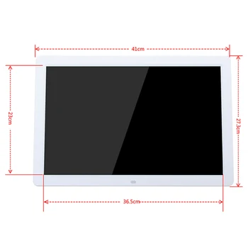 ZK50 Jaunu Šaurām Sānu 1080P 17-collu Augstas izšķirtspējas Digitālais Foto Rāmis Elektronisko Albumu Video Atskaņotājs HDMI Ievade