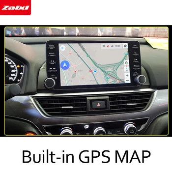 ZaiXi Android GPS Honda Accord 2018 2019 2020 HD Touch Ekrāns, Multimediju Atskaņotājs, radio, Stereo navigācijas Kartes oriģinālu stilu