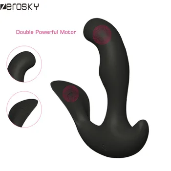 Zerosky 10 Frekvences Vibrators Ar Prostatas Stimulators Anālais Plug Massager Tālvadības Apkure Butt Plug Seksa Rotaļlietas Vīriešiem
