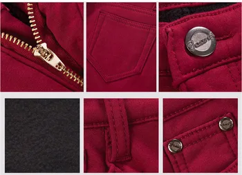 Ziemas Siltas Džinsu Bikses Sievietēm Cietā Skinny Džinsa Zīmuli Bikses Candy Krāsas Plus Lieluma Sabiezējums Bikses Vilnu Jean P9113