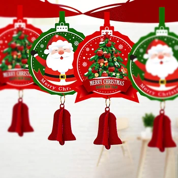 Ziemassvētku Banner Vainags Priecīgus Ziemassvētku Rotājumi Mājās Cristmas Ornaments 