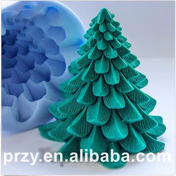 Ziemassvētku Eglītes forma Pārtikas klases silikona veidnē DIY dekorēšanas Ziemassvētku eglītes, ziepes, sveces silikagela pelējuma Pomādes kūka pelējuma