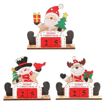 Ziemassvētku Kalendāri, Ziemassvētku Dekorācijas, Ziemassvētku Vecīša Lelles Elf Koka Adventes Atpakaļskaitīšanas Noel Ziemassvētki Ir 2021. Jaunā Gada Dāvanas Navidad