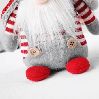Ziemassvētku zviedrijas Gnome Santa Plīša Rotaļlietas Lelle Rotājumi Brīvdienu Mājas Puse Dekori E7CC