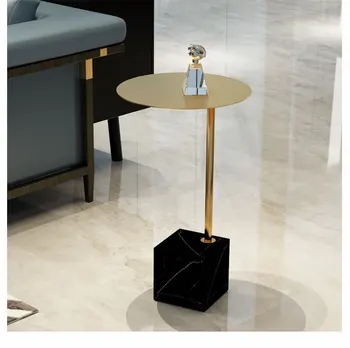 Ziemeļvalstu marmora mazu kafijas galdiņu dzīvojamā istabā ins vienkārši mūsdienu radošo mazas, apaļas galda