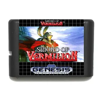 Zobenu Vermilion 16 bitu MD Spēles Karti Ar Mazumtirdzniecības Kastē Sega Mega Drive