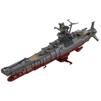 Zvaigzne Kosmosa Kuģa Sērijas Kari Celtniecības Bloki KM-31693 Space Battleship Japānas Yamato Modelis Ķieģeļu Mazulis DIY Rotaļlietas Ziemassvētku Dāvanu Dzimšanas dienā