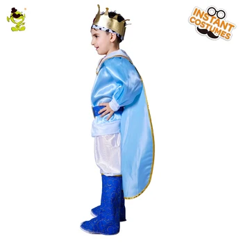 Zēna Royal Prince Tērpu Lomu spēles, Dzimšanas dienas svinības Drēbes Cosplay Bērni, Princis, Karalis Outifts par Ziemassvētku Tērpi