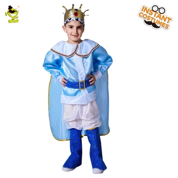 Zēna Royal Prince Tērpu Lomu spēles, Dzimšanas dienas svinības Drēbes Cosplay Bērni, Princis, Karalis Outifts par Ziemassvētku Tērpi
