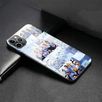 Zēns Grupas Kpop GOT7 Klientam Augstas Kvalitātes Rūdīta Stikla Vāks iPhone 11 Pro XR-X XS Max 7 8 6 6s Plus 5S SE 2020. gadam Telefonu Gadījumā