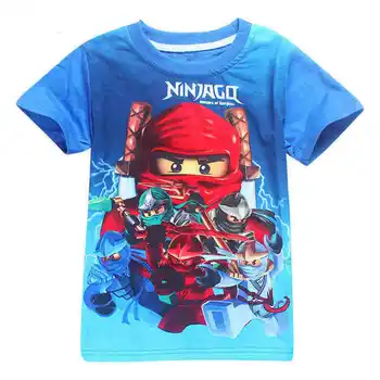 Zēnu T-krekli 2020. gada Vasarā Bērni Ninjago T Krekli, Kokvilnas Top Tees Zēni Meitenes tshirt Kostīms, Zēnu Apģērbs Bērniem, Apģērbs 3-10y