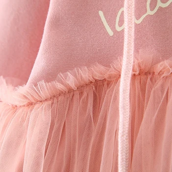 Zīdaiņu Bērnu Apģērbu 2020. Gada Rudenī Jaunās Meitenes Marli Kleita, Sieviešu, Bērnu garām piedurknēm Top-krekls Izšūšanas Kleitu Bērniem Princese Kleita