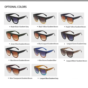 Zīmola Dizainere Luxury Vintage Saules Brilles Modes Sieviešu/Vīriešu Saulesbrilles Lielo Full Frame Briļļu Slīpums Lēcu Gafas