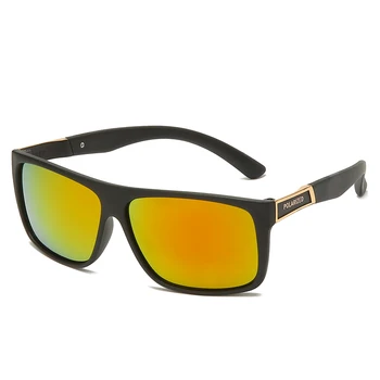 Zīmolu Vīriešu Polarizētās Saulesbrilles, Vintage Vīriešu Braukšanas Saules Brilles Augstas Kvalitātes Vīriešu Laukumā Sunglass UV400 Toņos Oculos de sol