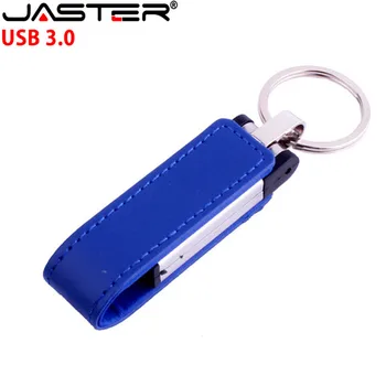 Ādas Keychain USB 3.0 Flash Drive 4GB 8GB 16GB 32GB 64GB, 128GB Dāvanas, Pildspalva Diskus High Speed Atmiņas karti memory Stick Reālās Spējas U Diska