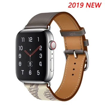 Ādas siksna Apple skatīties joslas 44 mm correa apple skatīties 42mm 38 mm, 40mm Iwatch 5 4 3 viena tour pulseira aproce watchband