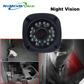 Āra AHD fotokamera 5.0 MP HD CCTV Drošības Skava 5MP Kamera ar IR-CUT 24 ir Led Nakts Redzamības Analogās Video kameras