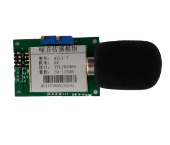 Ātri Bezmaksas Kuģis Rūpniecības Trokšņa Decibels Skaņas Sensora Moduļa Izvadi I2C/RS485/TTL Modulis AS11-X AS11-4 Trokšņa Sensori