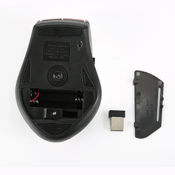 Ātrs 2,4 GHz Bezvadu Optical Gaming Mouse Spēle Pelēm ar Datoru, Klēpjdatoru Piederumu AS99