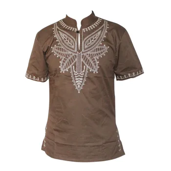 āfrikas drēbes, Vintage Kokvilnas Āfrikas Drukāt Izšūti Dashiki Krekls Unisex Tradicionālo Nigērijas Dzimtā Ankara turcija Augšu