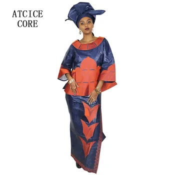 āfrikas kleitas sievietēm KOKVILNAS JAUNO ĀFRIKAS MODES DEISGN BAIZN RICHE IZŠUVUMI tradicionālo āfrikas apģērbi