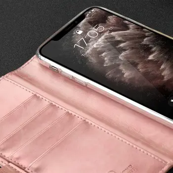 Īstas Ādas Maks Case for Samsung S20 Ultra S10 Plus S8 Slim Tālrunis Soma Kartes Turētāju Premium Rāvējslēdzēju Flip Cover Galaxy S9