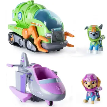 Īstu pļauku patruļas Jūras Patroller Transportlīdzekļa chase māršala skye everest apollo tracker kucēns patruļas auto Anime lelle, rotaļlietas bērniem