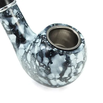 Ķīna Stila Keramika Koka Caurules, Dūmvadu Smēķēšana Caurule Cigarešu Iemuti Herb Tabakas Cauruļu Cigāru Dzirnaviņas Dāvanu Draugiem