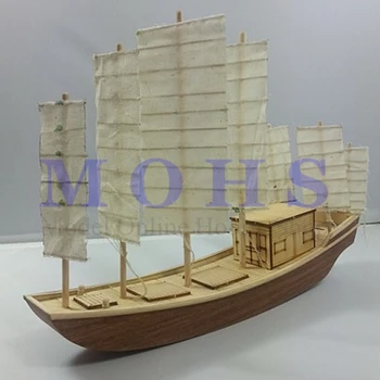 Ķīnas Seno Klasisko Koka Mēroga Modelis Kuģa SEPTIŅAS FANI Montāža Koka Buru Laivu Modeļu Mērogā Koka Modelis Kuģa Komplekti