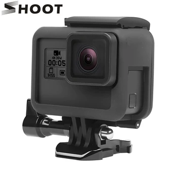 ŠAUT aizsargrāmi Gadījumā GoPro Hero 7 6 5 Melns Action Camera Robežu Vāks Korpusa Stiprinājums Go pro Hero 7 6 5 Piederumu